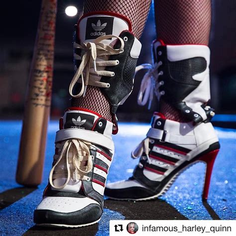 adidas high heels harley quinn|harley quinn killer shoes.